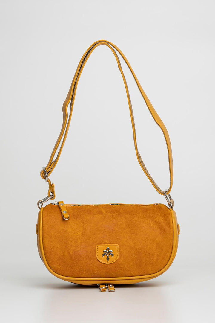 Sympathy-S Kadın Hakiki Süet Çapraz Çanta