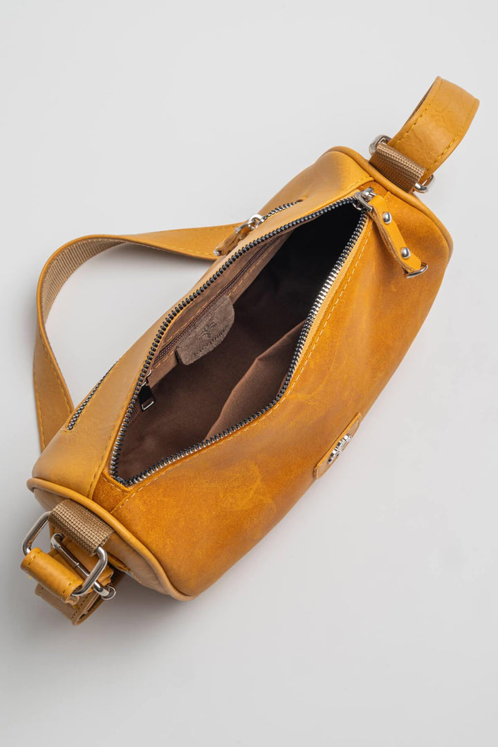 Sympathy-S Kadın Hakiki Süet Çapraz Çanta