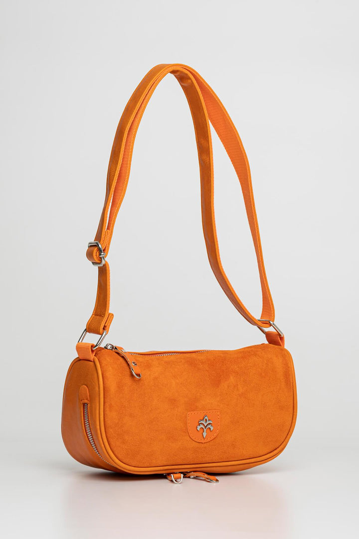 Sympathy-S Kadın Hakiki Süet Çapraz Çanta