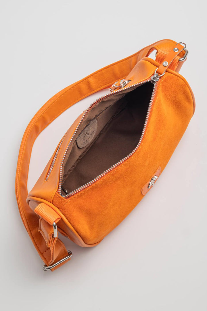 Sympathy-S Kadın Hakiki Süet Çapraz Çanta