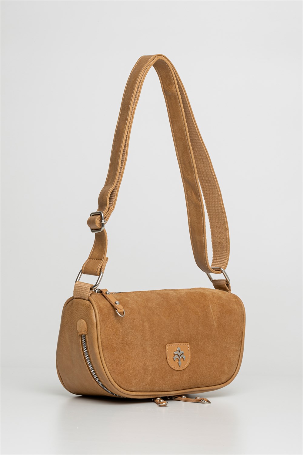 Sympathy-S Kadın Hakiki Süet Çapraz Çanta