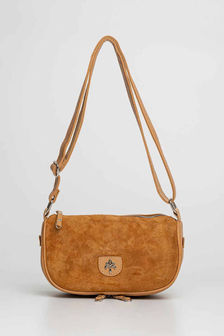 Sympathy-S Kadın Hakiki Süet Çapraz Çanta