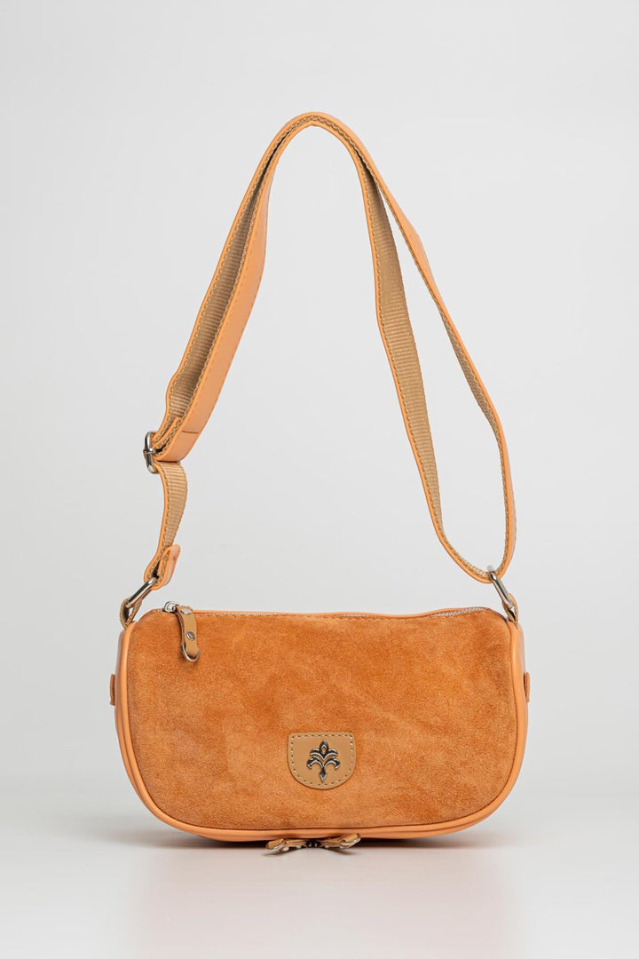 Sympathy-S Kadın Hakiki Süet Çapraz Çanta