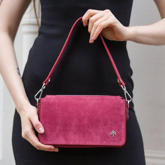 Thaumas Hakiki Deri Kadın Omuz Çantası