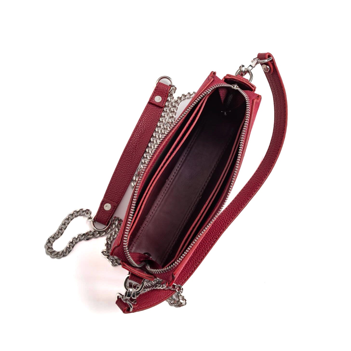 Thaumas Hakiki Deri Kadın Omuz Çantası