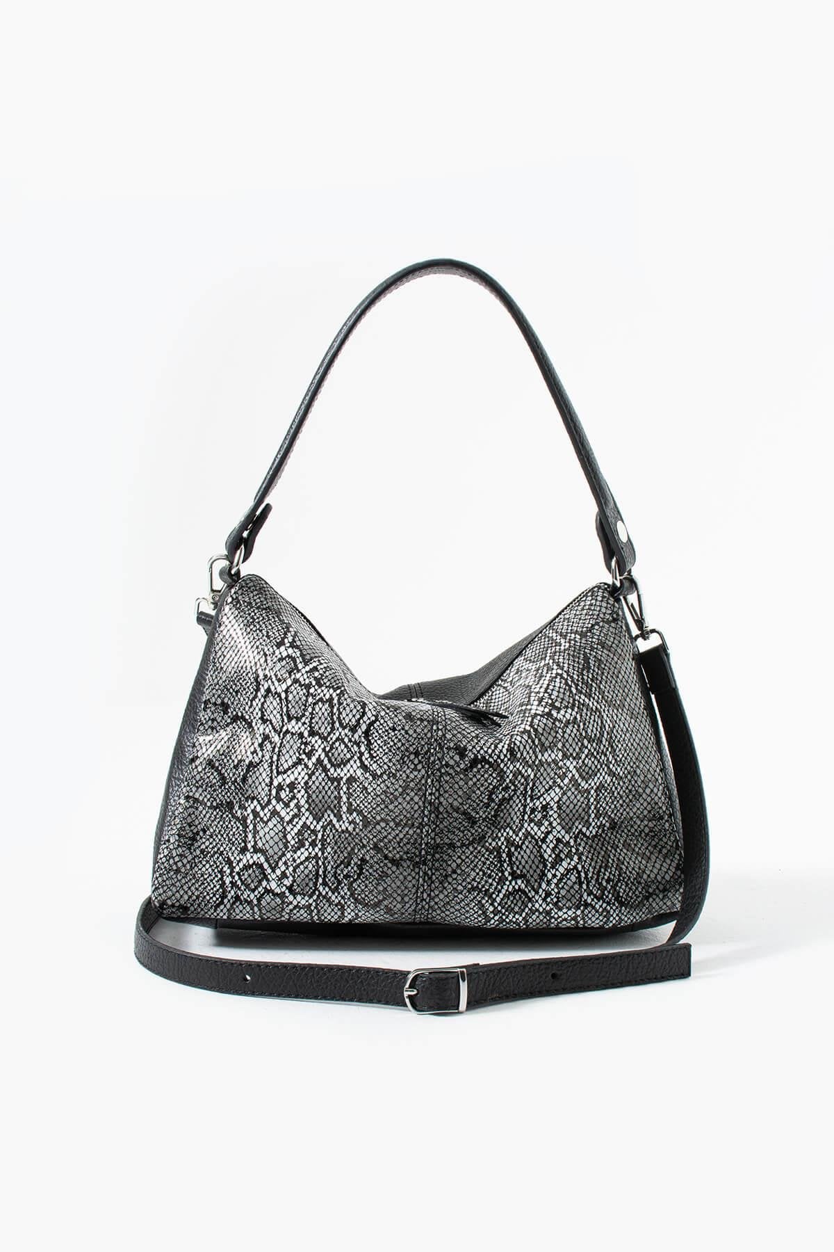 URANOS-B Hakiki Süet Deri Kadın Omuz Çantası