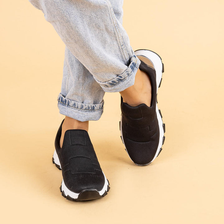 Viggo Siyah Beyaz Kadın Günlük Ayakkabı