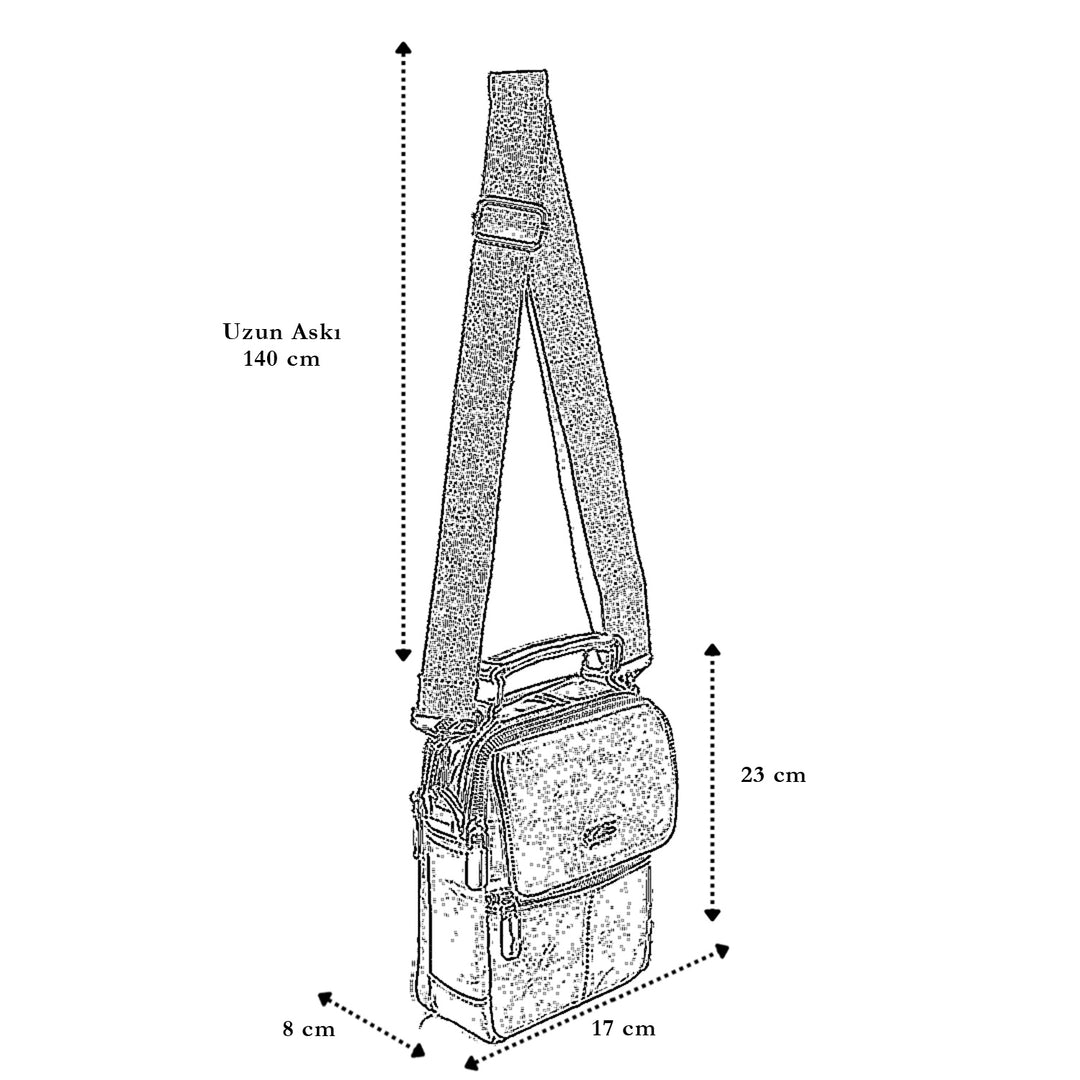 Tolya Hakiki Deri Erkek El Çantası