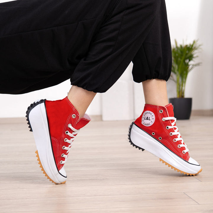 Koralayn Kırmızı Kadın Spor Ayakkabı