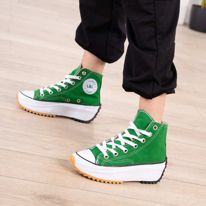 Koralayn Yeşil Kadın Spor Ayakkabı
