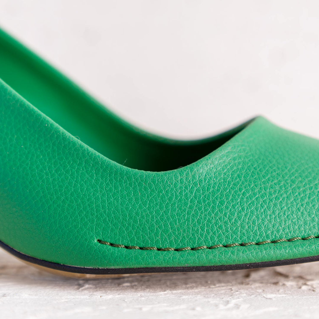 Fidna Yeşil Kadın Stiletto Topuklu Ayakkabı
